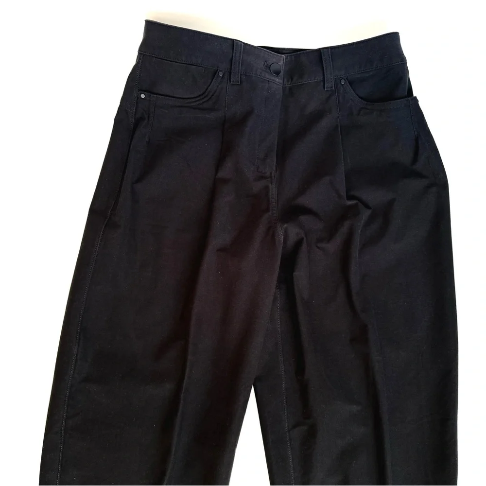 LULULEMON Utilitech Twill Mid-Rise Barrel-Leg Pant Black - Picture 5 of 7